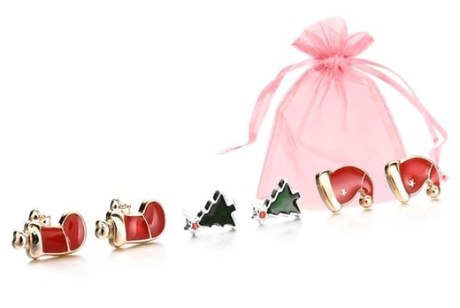 solo-act-SET-OF-3-PAIRS-OF-CHRISTMAS-EARRINGS