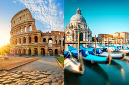 Rome and Venice-Stock Images