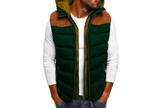 mens quilted gilet