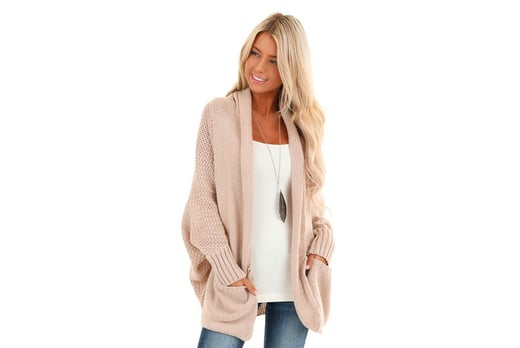 bat sleeve cardigan