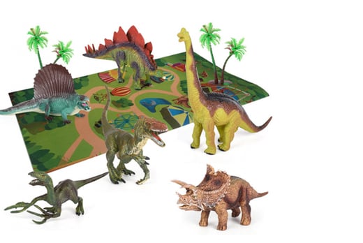 dinosaur play mat set