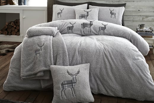 teddy fleece king size duvet cover