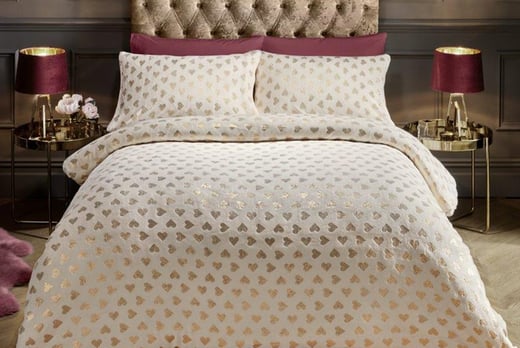 king size teddy duvet set