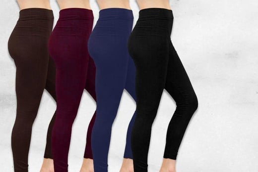 Fleece Lined Leggings Trousers Leggings Deals In Shop Wowcher