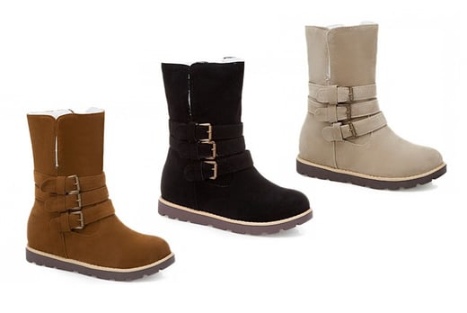 womens lined snow boots