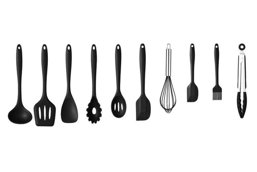 Ten Piece Silicone Kitchen Utensil Set Offer Wowcher