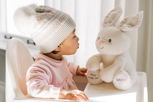 Peek-A-Boo Rabbit Cuddly Toy Offer - LivingSocial