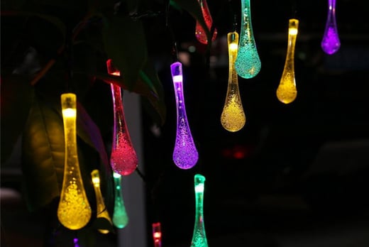 raindrop fairy lights