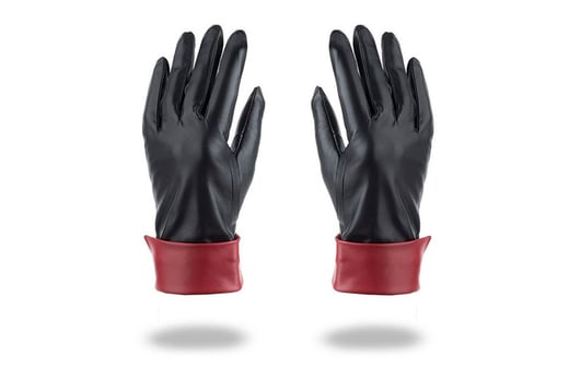 ladies fleece lined leather gloves