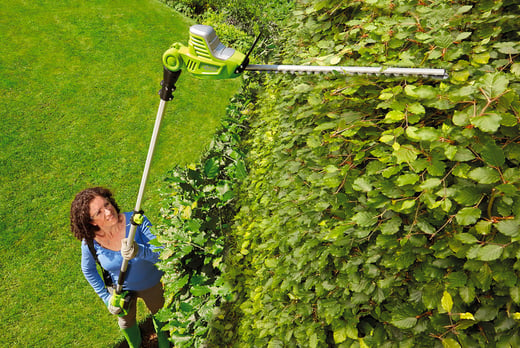 extendable hedge trimmer cordless