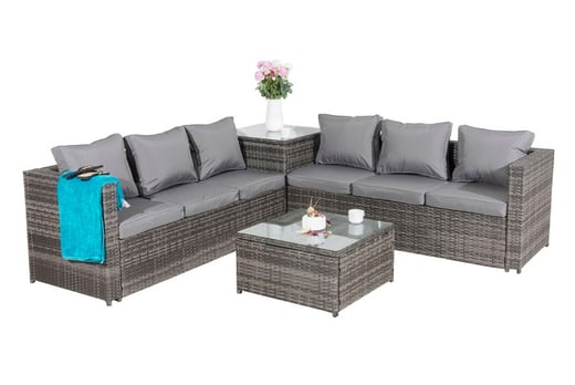 Oseasons® 6-Seater Polyrattan Garden Set Offer - Wowcher