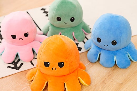 reversible plush octopus uk