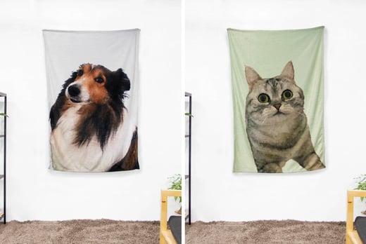 Personalised-Pet-Portrait-Effect-Blanket-3