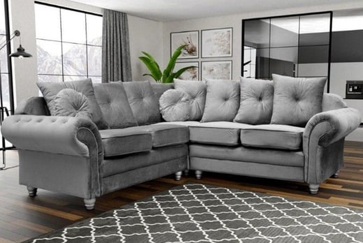 Large Fabric Corner Sofa Deal Sofas, Grey Corner Fabric Sofa