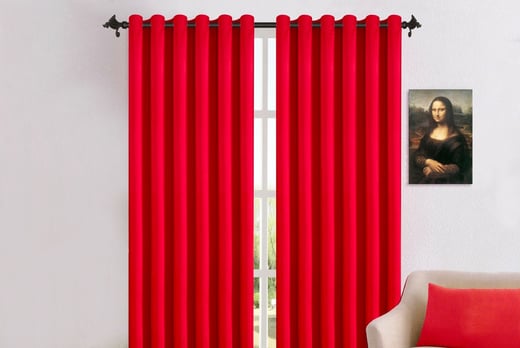 Thermal Blackout Curtains Deal, Red Blackout Curtains