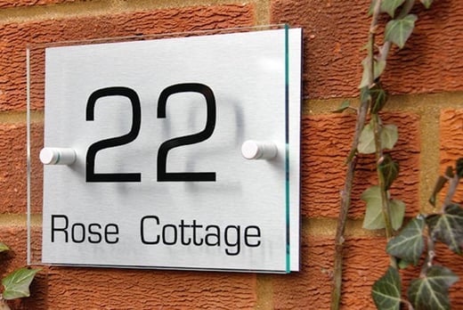 Personalised House Sign Wowcher Personalised House Sign
