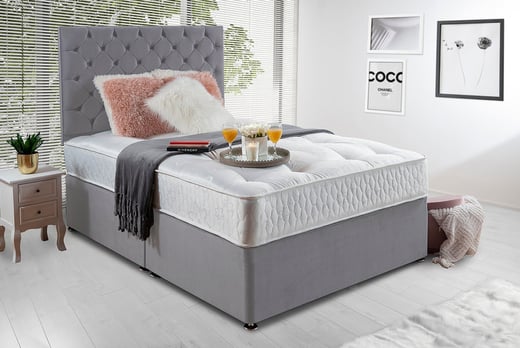 Grey-Suede-Chesterfield-Divan-Bed-Set
