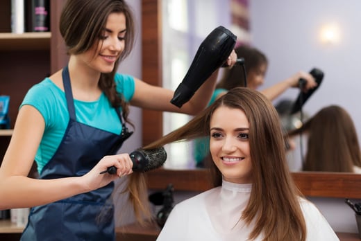 Blow Dry Stock Image
