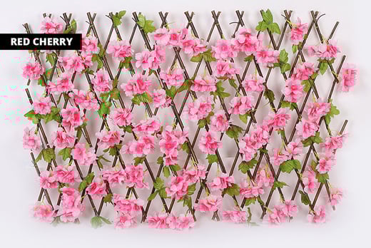 fake flowers for outdoor trellis