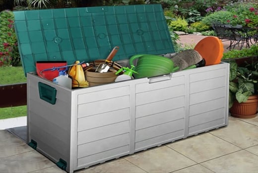 Xl Outdoor Storage Box Deal Wowcher, Garden Storage Waterproof