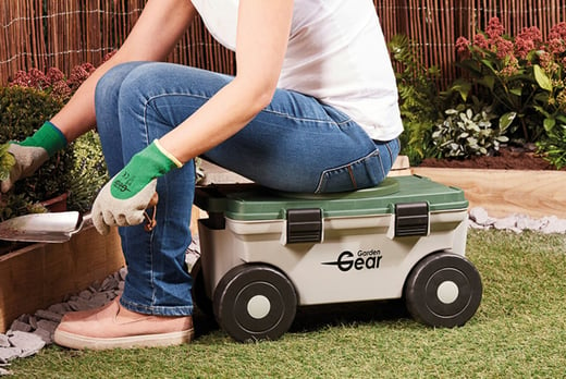 Garden Mobile Rotating Seat&Tool Store 1