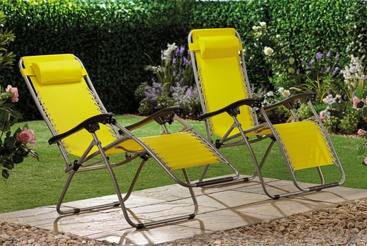 Zero Gravity Garden Chairs Offer - Wowcher