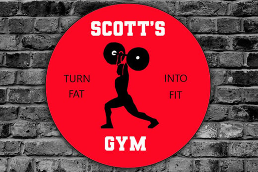 Personalised Home gym sign 7