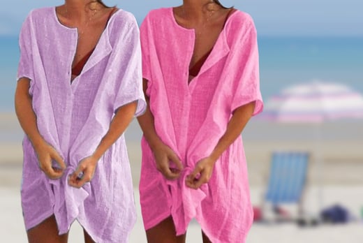 Women’s Beach Cover Up Dress Offer - Wowcher
