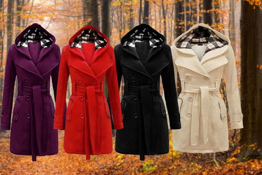 hooded trench coat uk