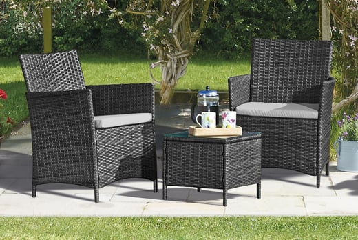 wowcher rattan bistro set