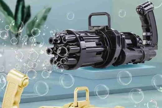 Automatic Gatling Bubble Gun Toy Offer | Shop | Wowcher