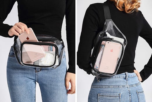 transparent bumbag