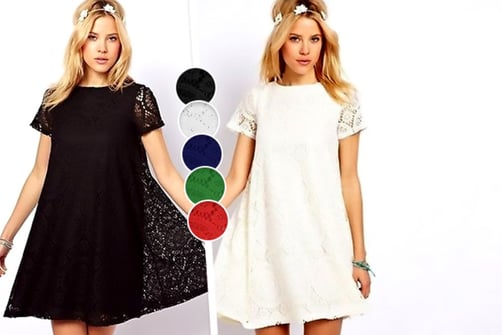 Crochet Lace Festival Dress 5 Colours! Shop Wowcher