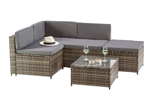 5-Seater Milan Rattan Corner Sofa Set Offer | Garden Furniture deals in