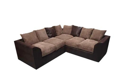 Large Jumbo Cord Corner Sofa Deal Wowcher, Large Cord Sofa Cushions