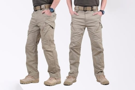 Men's Multi-Pocket Cargo Pants Deal - Wowcher