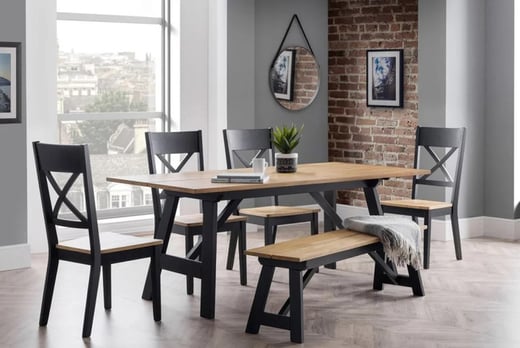 Dining Table W Natural Wood Top Offer, Dining Table Deals