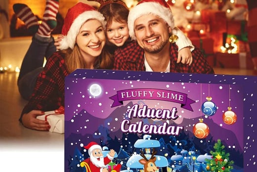 Fluffy Slime DIY Advent Calendar Deal Wowcher