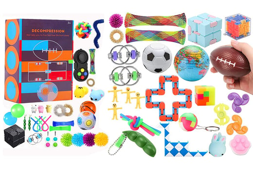 Simple Fidget Toy Push Bubble Fidget Sensory Toy for Kids Adults and Fidget Toy Kill Time XOA5 Wobame Fidget Packs Fidget Toy Set 