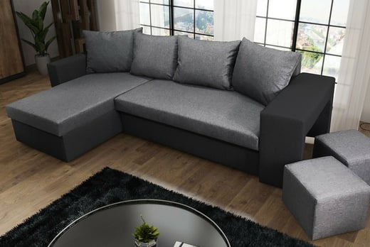 Corner Sofa Bed Deal LivingSocial