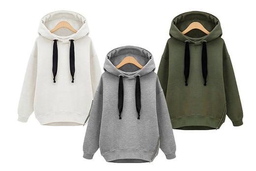 hooded fleece jumper