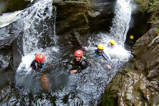 3hr Canyoning Experience Voucher - Stirlingshire