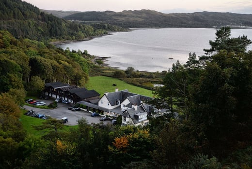 Loch Melfort Hotel - aerial
