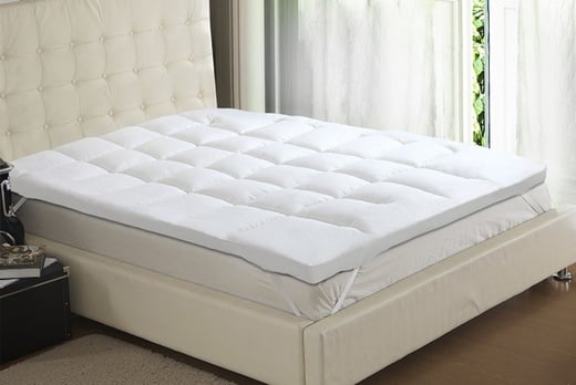 10 cm thick microfibre luxury single mattress topper