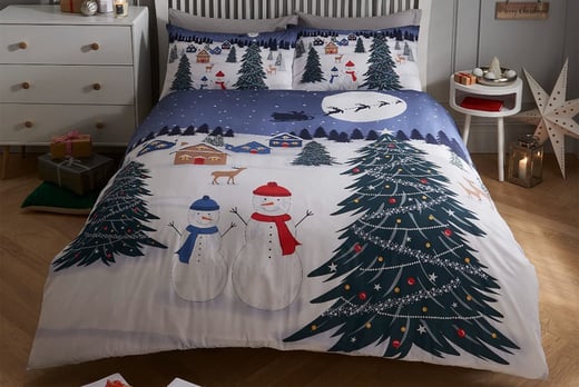 glow in the dark christmas duvet