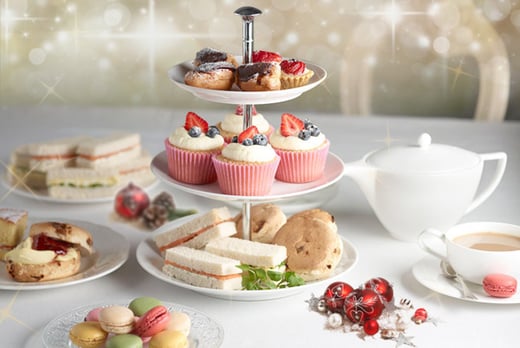 Festive afternoon tea-cakes