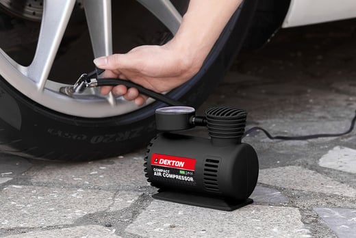 Dekton Electric Car Tyre Compressor Deal - LivingSocial