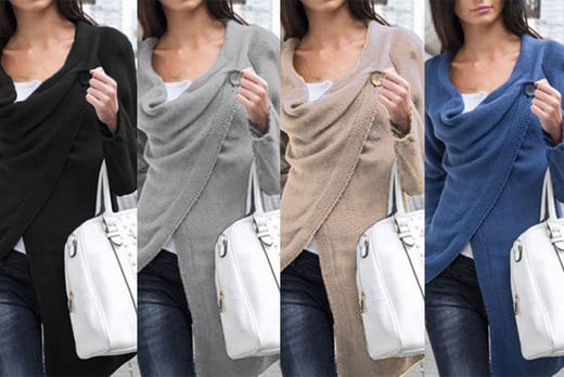 wrap around cardigan uk