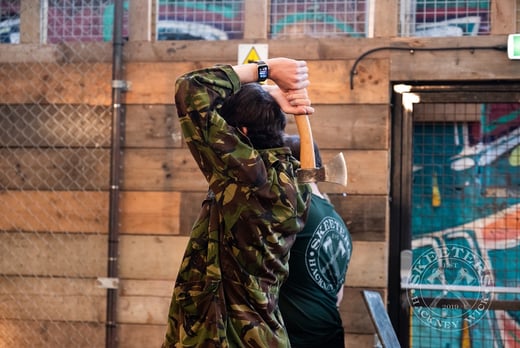 90-Minute Axe Throwing Lane –  Games and Mini Tournaments - Hackney Wick 