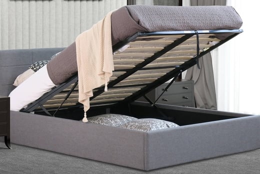 Fabric-Gas-Lift-Chanel-Ottoman-Storage-Bed-with-Mattress-option-3